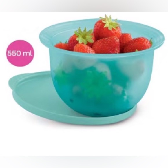 Tupperware Impressions Classic Mini Bowl Blue Color - Picture 1 of 4